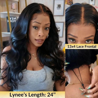 No Skills Needed – Pre-Plucked 13x4 HD Lace Wig, Easy Install, 180% Full Density