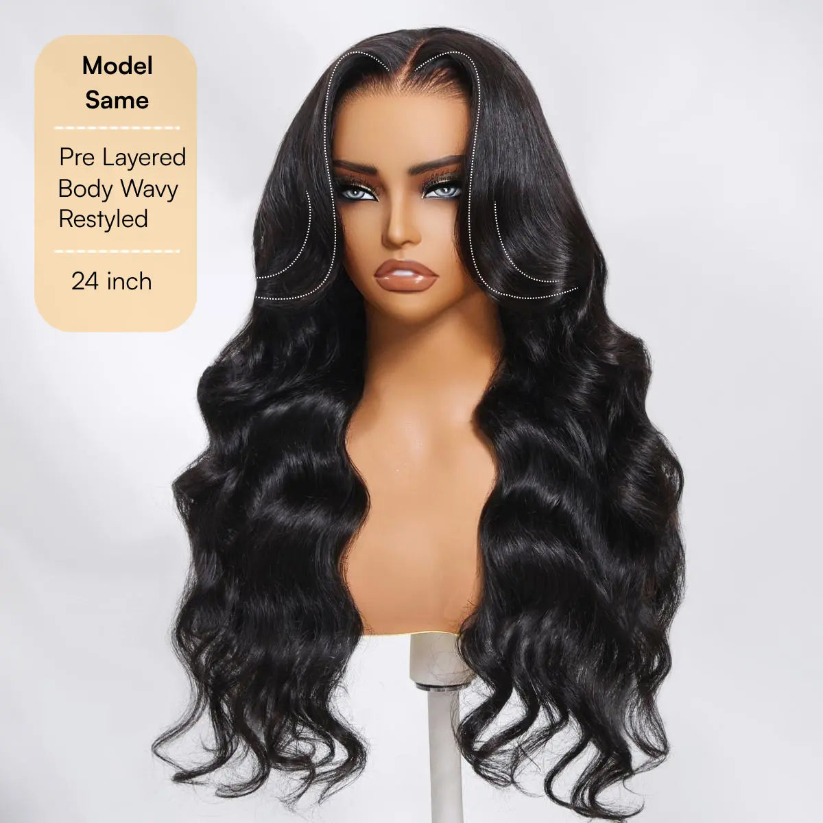 No Skills Needed – Pre-Plucked 13x4 HD Lace Wig, Easy Install, 180% Full Density