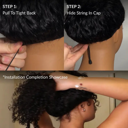 No Skills Needed – Pre-Plucked 13x4 HD Lace Wig, Easy Install, 180% Full Density