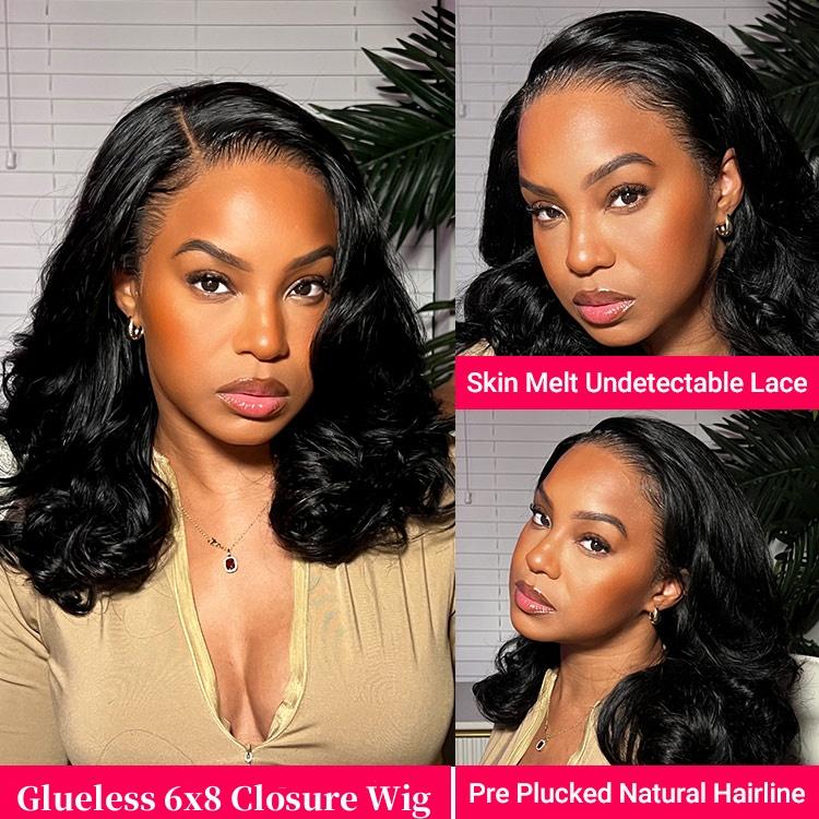 🔥Undetectable HD Lace Body Wave Wig – Glueless, Natural Hairline, Beginner Friendly