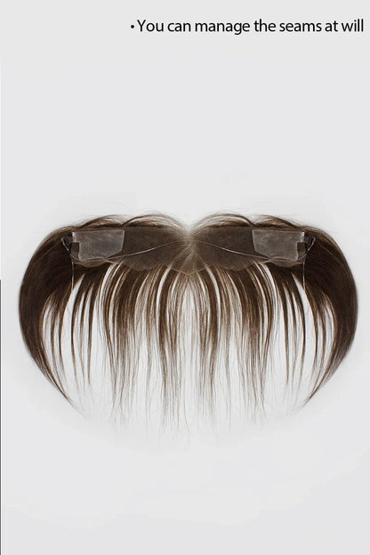 Aurora Hair Hairline Topper: Breathable Lace|Halo Wire|Natural Look Dark Brown #2