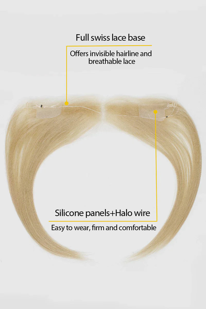 Aurora Hair Hairline Topper: Breathable Lace|Halo Wire|Natural Look Dark Blonde #27
