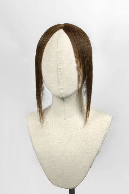 Aurora Hair Hairline Topper: Breathable Lace|Halo Wire|Natural Look Medium Brown #4
