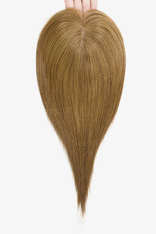 Flavia Silk Top Remy Human Hair Topper Extra light Brown #10