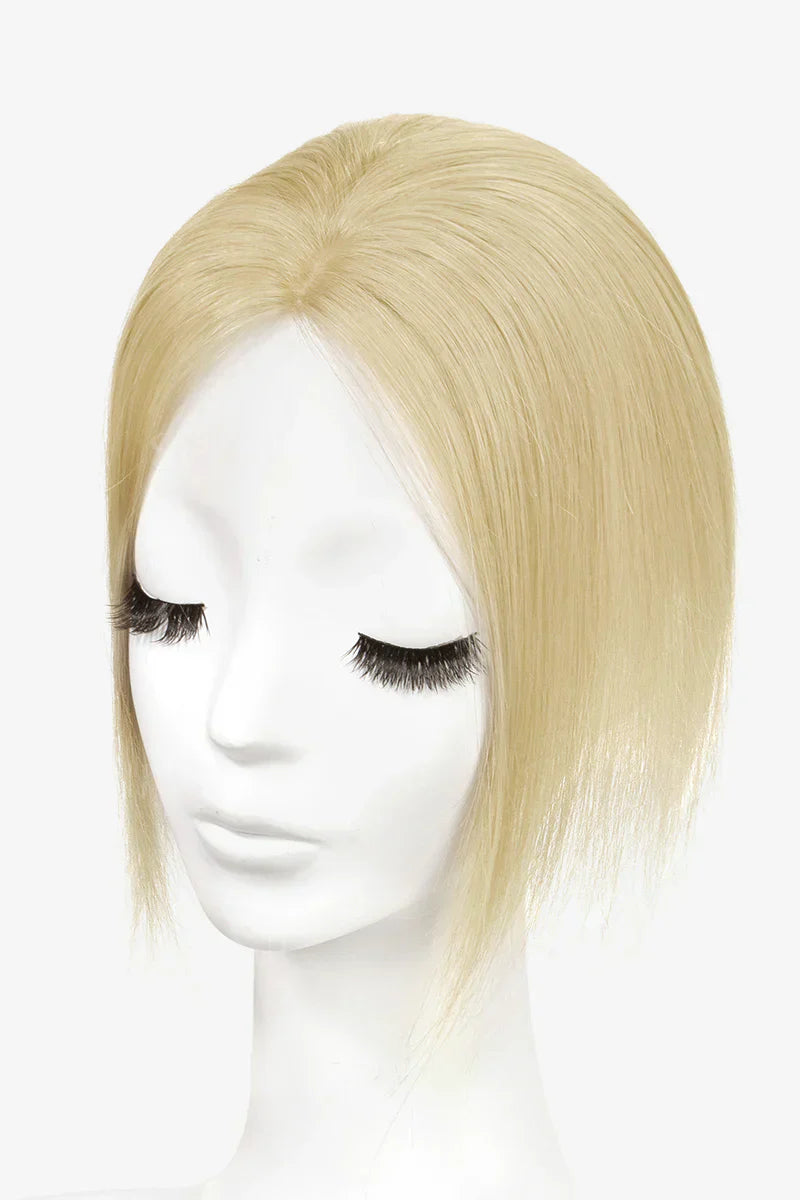 Flavia Silk Top Remy Human Hair Topper Blonde #613